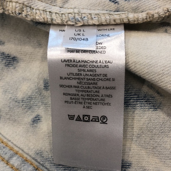 Free People Rumors Tie Dye Denim Jacket - Picture 9 of 15